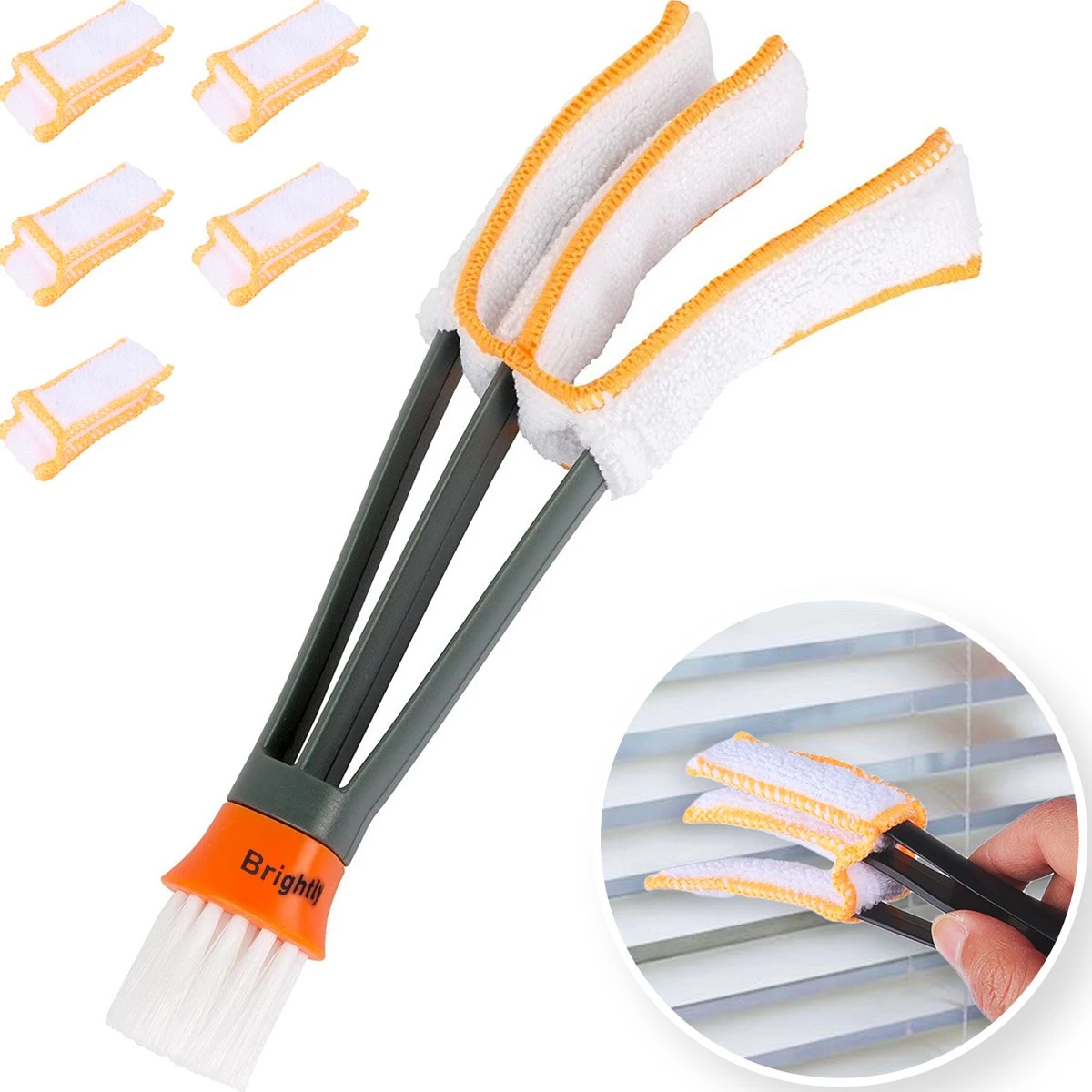 Merkloos Lamellen Reiniger - Stof Verwijderaar - Plumeau Jaloezie Stoffer | BRIGHTLY 1 Merkloos Lamellen Reiniger - Stof Verwijderaar - Plumeau Jaloezie Stoffer | BRIGHTLY