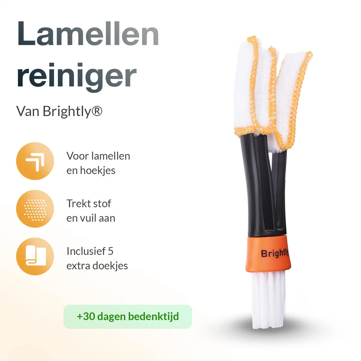 Merkloos Lamellen Reiniger - Stof Verwijderaar - Plumeau Jaloezie Stoffer | BRIGHTLY 6 Merkloos Lamellen Reiniger - Stof Verwijderaar - Plumeau Jaloezie Stoffer | BRIGHTLY - Afbeelding 6