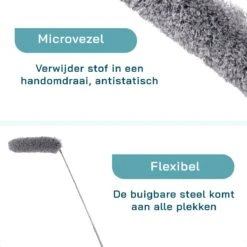 ForDig 7-Delige Plumeau Set - Duster Met Telescoopsteel Uitschuifbaar Tot 250 Cm - Inclusief Ragebol / Voegenborstel / Microvezel Doek / Chenille Borstel - Wasbaar - 360 Graden Draaibaar -Huishoudelijke Benodigdheden Winkel 1200x1200 1154
