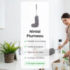 Plumeau Uitschuifbaar Tot 280cm - RVS - Telescopisch - Plumeau Met Telescoopsteel - 360° Flexibel 13 Plumeau Uitschuifbaar Tot 280cm - RVS - Telescopisch - Plumeau Met Telescoopsteel - 360° Flexibel -Huishoudelijke Benodigdheden Winkel 1200x1200 1162