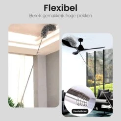 Plumeau Uitschuifbaar Tot 280cm - RVS - Telescopisch - Plumeau Met Telescoopsteel - 360° Flexibel 15 Plumeau Uitschuifbaar Tot 280cm - RVS - Telescopisch - Plumeau Met Telescoopsteel - 360° Flexibel -Huishoudelijke Benodigdheden Winkel 1200x1200 1164