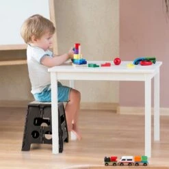 Buxibo - Kruk - Krukje - Keukentrap - Keukentrapje - Opvouwbaar Trapje - Keuken/Badkamer/Schuur Trapje - 29 X 24 X 40cm -Huishoudelijke Benodigdheden Winkel 1200x1200 1179