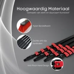 Merkloos Telescoopsteel Ramenwassen 4,6M - Met Borstel & Waterdoorvoer - Voor Ramen - Watertoevoer - Borstel -Huishoudelijke Benodigdheden Winkel 1200x1200 1210