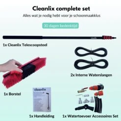 Cleanlix Telescoopsteel Met Borstel - Met Waterdoorvoer - Telescopische Wasborstel - Ramenwassen - Uitschuifbaar Tot 9 Meter 15 Cleanlix Telescoopsteel Met Borstel - Met Waterdoorvoer - Telescopische Wasborstel - Ramenwassen - Uitschuifbaar Tot 9 Meter -Huishoudelijke Benodigdheden Winkel 1200x1200 1219