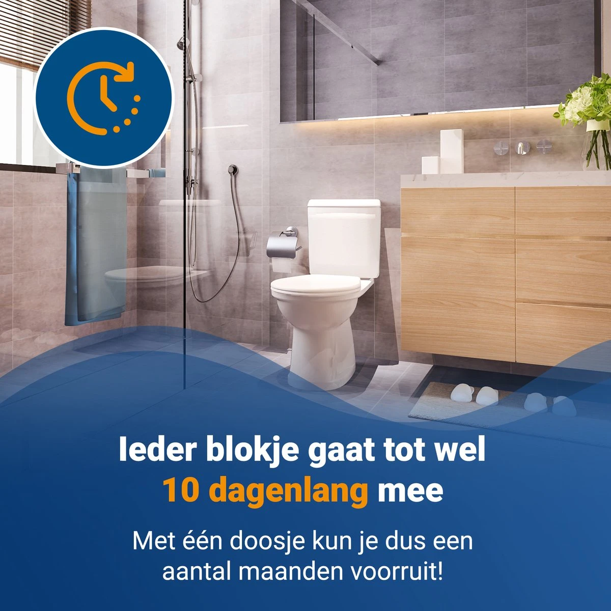 Witte Toiletblokjes Voor Inbouwreservoir Voor O.a Geberit En Grohe - 25 Stuks - Met Lavendel - Vlekvrij - Stortbakblokjes 4 Witte Toiletblokjes Voor Inbouwreservoir Voor O.a Geberit En Grohe - 25 Stuks - Met Lavendel - Vlekvrij - Stortbakblokjes - Afbeelding 4