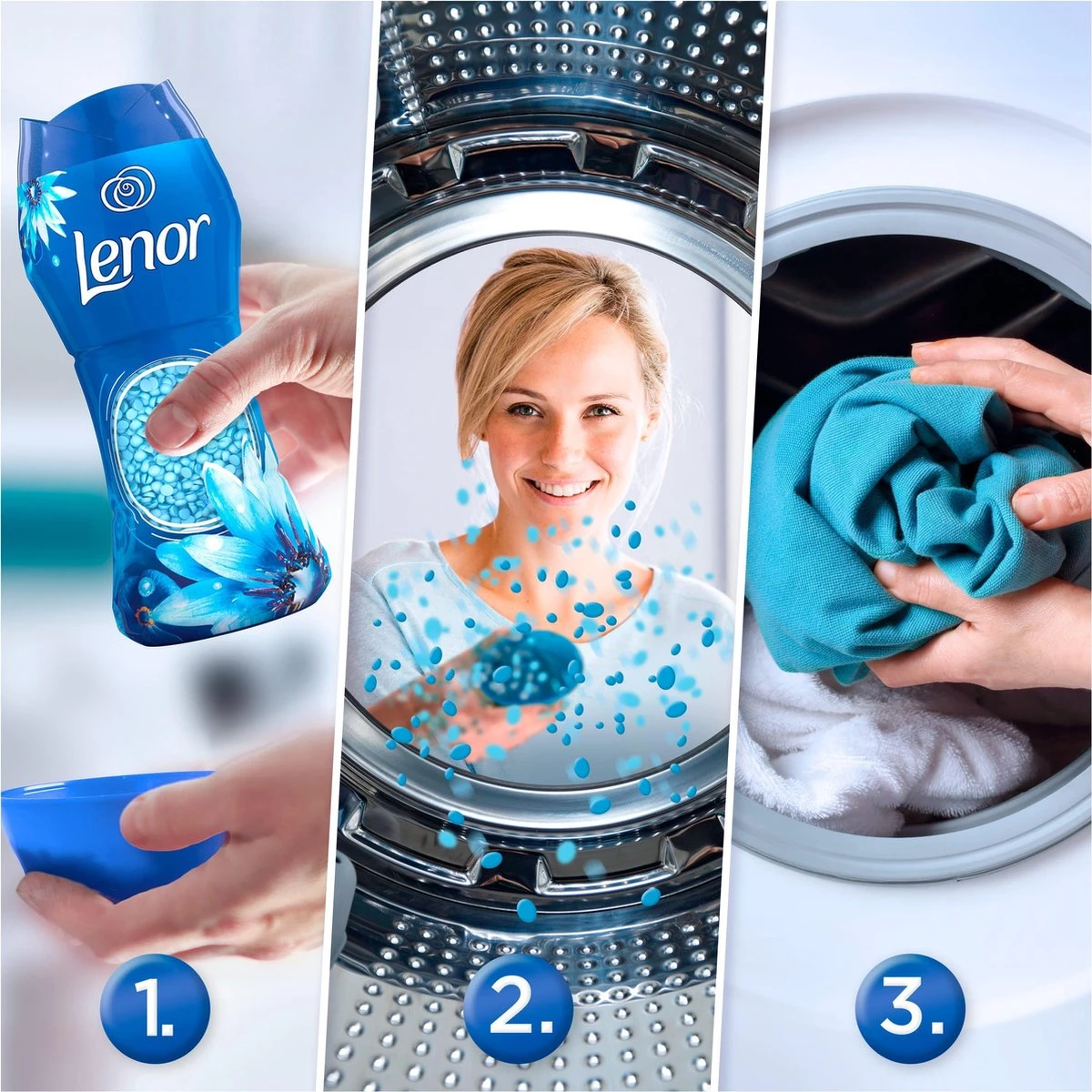 Lenor Geurbooster Zeebries - Geurparels - 6x11 Wasbeurten - Voordeelverpakking 2 Lenor Geurbooster Zeebries - Geurparels - 6x11 Wasbeurten - Voordeelverpakking - Afbeelding 2