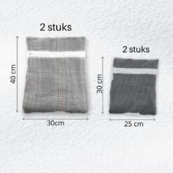 Orange85 Waszak - 4-Delige Set - Lingerie - Bh - Kleding - Met Ritssluiting - Waszakje - Groot - Klein - Wasgoed - Wasmachine - Wasnet - Polyester - Laundry Bag -Huishoudelijke Benodigdheden Winkel 1200x1200 377