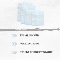 Orange85 Waszak - 4-Delige Set - Lingerie - Bh - Kleding - Met Ritssluiting - Waszakje - Groot - Klein - Wasgoed - Wasmachine - Wasnet - Polyester - Laundry Bag -Huishoudelijke Benodigdheden Winkel 1200x1200 379