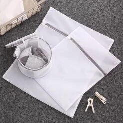 Merkloos Waszak 4 Delig - 1x Groot (50x60 Cm) - 1x Middel ( 40x50cm) - 1x Normaal (30x40cm) - 1x BH (17x15cm) -Huishoudelijke Benodigdheden Winkel 1200x1200 386