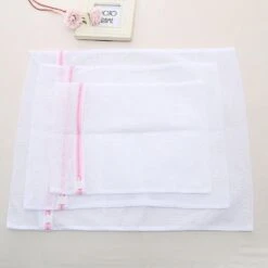 Waszak Set Van 3 Stuks Met Rits - BH/Lingerie/Sokken/Schoenen Wasnet Waszakjes Laundry Bag - Waszakken - Klein/Medium/Groot -Huishoudelijke Benodigdheden Winkel 1200x1200 397