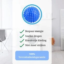 Wasdroger Ballen - Wasbol - Droogballen - Wasbal - Wasballen - Drogerballen - Wasballen Voor Wasmachine - 4 Stuks -Huishoudelijke Benodigdheden Winkel 1200x1200 461