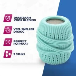 Roegaarden Drogerballen - Droogballen - Met Spons - Duurzaam - Sneller Droog -Huishoudelijke Benodigdheden Winkel 1200x1200 469