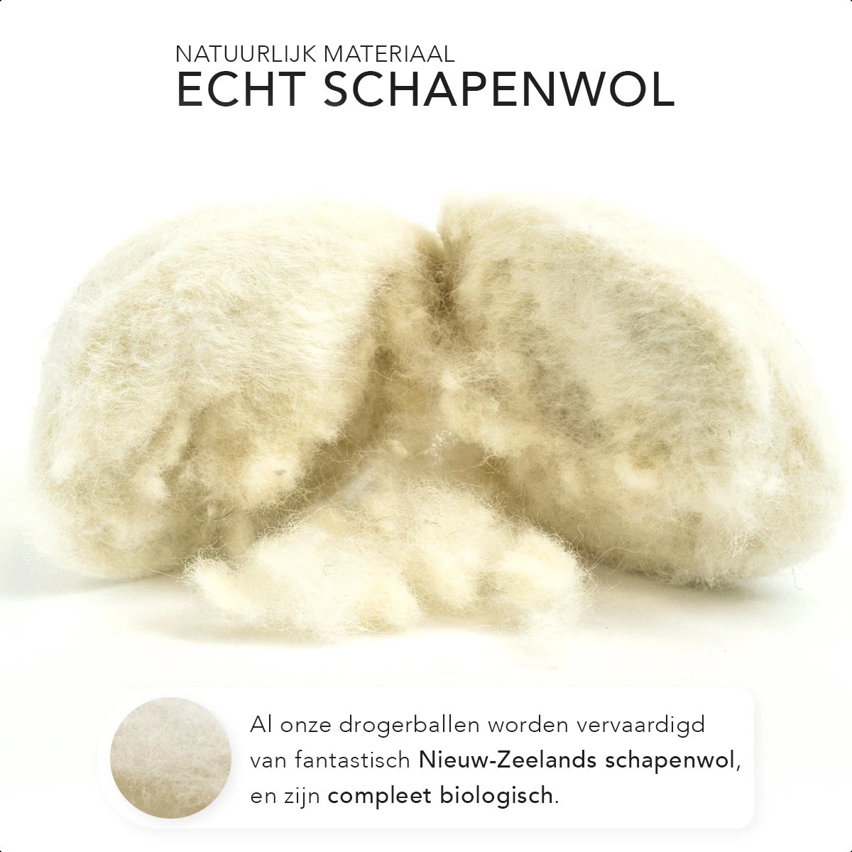 STEAMRS - 6x Wasdrogerballen - 100% Schapenwol - Verkort Droogtijd - Zachtere & Kreukloze Was 6 STEAMRS - 6x Wasdrogerballen - 100% Schapenwol - Verkort Droogtijd - Zachtere & Kreukloze Was - Afbeelding 6