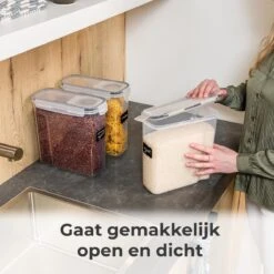 Stosh Voorraadpotten - Voorraadbussen - Vershouddoos - 4 Stuks - 4.0L - BPA Vrij - Kunststof 11 Stosh Voorraadpotten - Voorraadbussen - Vershouddoos - 4 Stuks - 4.0L - BPA Vrij - Kunststof -Huishoudelijke Benodigdheden Winkel 1200x1200 546