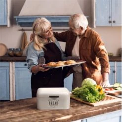 Delaware Broodtrommel Metaal 30 X 16 X 20,5 Cm Klapdeksel Ventilatiegaten -Huishoudelijke Benodigdheden Winkel 1200x1200 552