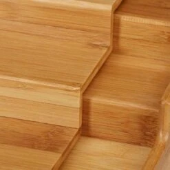 Merkloos Decopatent® Kruidenrekje Uitschuifbaar - Staand 3 Laags Kruidenrek Voor 36 Kruidenpotjes - Specerijen Rek - Bamboe Hout -Huishoudelijke Benodigdheden Winkel 1200x1200 589