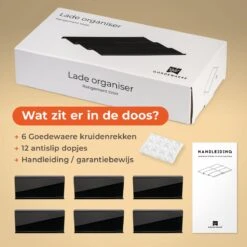 Goedewaere Kruidenrek Lade - 6 Stuks - Keuken Organizers - Keukenlade Organiser - Kruiden Organizer - Uitschuifbaar - Kunststof -Huishoudelijke Benodigdheden Winkel 1200x1200 594