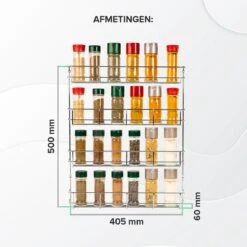 Merkloos Coninx Kruidenrek KR3000 - Ophangbaar - 32 Kruidenpotjes - 4 Laags -Huishoudelijke Benodigdheden Winkel 1200x1200 613