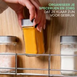 Merkloos Coninx Kruidenrek KR3000 - Ophangbaar - 32 Kruidenpotjes - 4 Laags -Huishoudelijke Benodigdheden Winkel 1200x1200 615