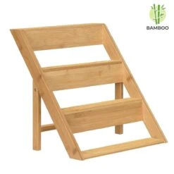 Merkloos Decopatent® Kruidenrekje Staand - Kruidenrek Voor 16 Tot 20 Kruidenpotjes - Hout - 4 Laags -Huishoudelijke Benodigdheden Winkel 1200x1200 628