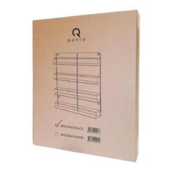 QUVIO Groot Kruidenrek Staal - Ophangbaar - Voor 32 Kruidenpotjes - 4 Laags - Zwart -Huishoudelijke Benodigdheden Winkel 1200x1200 634