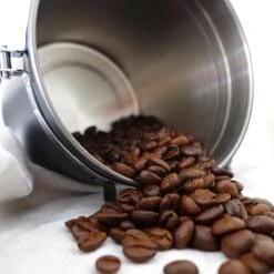 House Of Husk Koffieblik Met CO² Ventilatie - Bewaarblik - Voorraadbussen - Voorraadblik - RVS - Zwart - 1.5 Liter -Huishoudelijke Benodigdheden Winkel 1200x1200 705