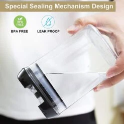 IGOODS - Voorraadpotten - Voorraaddozen- Voorraadboxen 7 Stuks - Met Zwarte Deksel -Huishoudelijke Benodigdheden Winkel 1200x1200 707