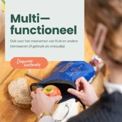 BROODNODIG® - Herbruikbare Boterhamzak - Van 100% Gerecyclede PET-flessen - Ideaal Als Diepvrieszakjes - Lunchzak - Herbruikbaar Boterhamzakje - Foodwrap - Lunchbox - 30x20cm - Pastel Groen -Huishoudelijke Benodigdheden Winkel 1200x1200 755