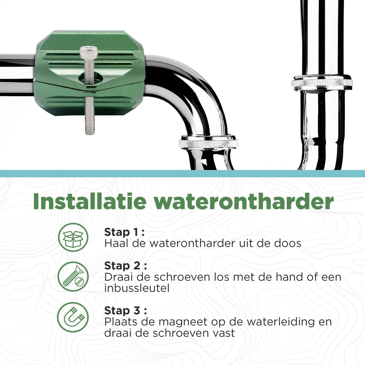 Huima Magnetische Waterontharder – Waterontkalker – Waterontharder Magneet – Ontkalker – Antikalk Magneet – Waterverzachter - Waterontharder Waterleiding – Kalk – Antikalk 4 Huima Magnetische Waterontharder – Waterontkalker – Waterontharder Magneet – Ontkalker – Antikalk Magneet – Waterverzachter - Waterontharder Waterleiding – Kalk – Antikalk - Afbeelding 4