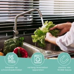 Jooba Magnetische Waterontharder - 1+1 GRATIS - Waterontharder Magneet - Waterontharder Waterleiding - Ontkalker - 4000 Silvertech - Waterontkalker - Antikalk Magneet - Kalkaanslag -Huishoudelijke Benodigdheden Winkel 1200x1200 856