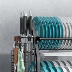 Merkloos Afdruiprek - Afdruiprek Met Lekbak - Afwas - Metaal - Zwart - RVS Afwasrek 8 Merkloos Afdruiprek - Afdruiprek Met Lekbak - Afwas - Metaal - Zwart - RVS Afwasrek -Huishoudelijke Benodigdheden Winkel 1200x1200 936