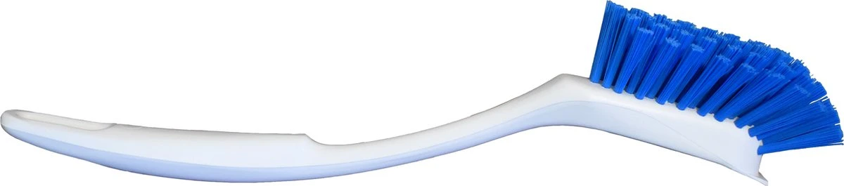 Vikan Design Afwasborstel 42893 Met Schraprand - 28 Cm - Wit Blauw - Geschikt Voor De Kleine Vaat - Onverslijtbaar - Bestand Tegen Kokend Heet Water 2 Vikan Design Afwasborstel 42893 Met Schraprand - 28 Cm - Wit Blauw - Geschikt Voor De Kleine Vaat - Onverslijtbaar - Bestand Tegen Kokend Heet Water - Afbeelding 2