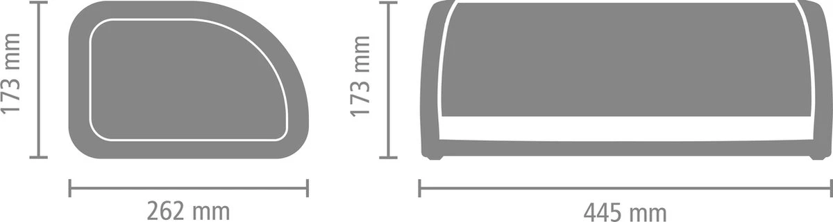 Brabantia Broodtrommel - Met Schuifdeksel - Matt Steel Fingerprint Proof 5 Brabantia Broodtrommel - Met Schuifdeksel - Matt Steel Fingerprint Proof - Afbeelding 5