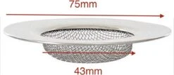 JvB - Gootsteen Zeef 2 Stuks RVS Buitenmaat 7.5 Cm Binnenmaat 4,3 Cm - Zeef - Gootsteen - Haar Opvanger Haar Vanger - Vuil Tegenhouden -Huishoudelijke Benodigdheden Winkel 1200x519 1