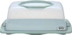 Merkloos Spesely® Pastel Groen Taart Bewaardoos Met Deksel En Inklapbare Handgrepen - Rechthoek - 39x19xH15cm - Vershouddoos - Transparant - Opbergdoos Taart - Taartdoos - Cakedoos - Taartdoos Met Deksel - Boîte à Gâteaux -Huishoudelijke Benodigdheden Winkel 1200x585 1