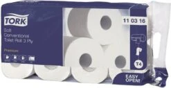Tork Traditioneel Toiletpapier 3-laags Wit 250 Vel T4 Premium -Huishoudelijke Benodigdheden Winkel 1200x617