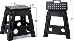 Buxibo - Kruk - Krukje - Keukentrap - Keukentrapje - Opvouwbaar Trapje - Keuken/Badkamer/Schuur Trapje - 29 X 24 X 40cm -Huishoudelijke Benodigdheden Winkel 1200x667 2