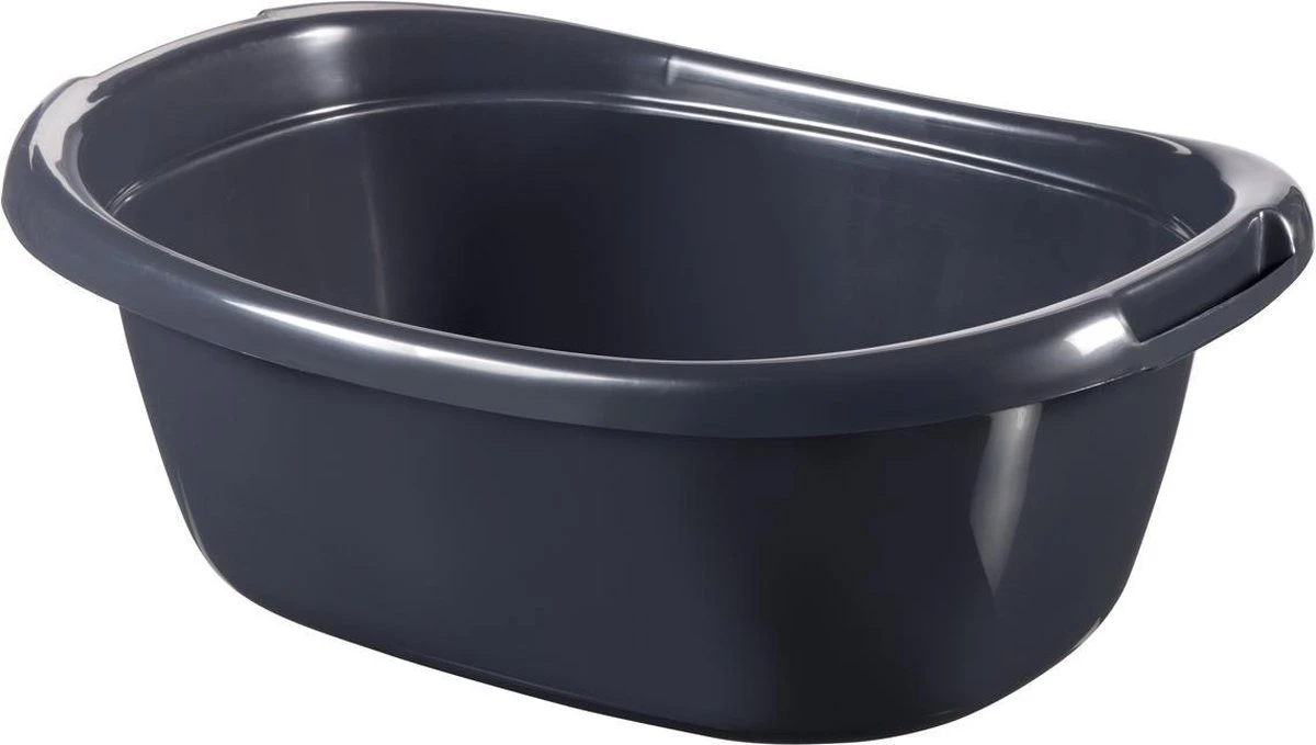 Curver Ovale Teil - Afwasbak - 20L - Antraciet 1 Curver Ovale Teil - Afwasbak - 20L - Antraciet