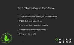 PURE NANO Glas - Nano Coating Voor 5 Jaar Heldere Ramen Met Minder Schoonmaakwerk - 250 Ml -Huishoudelijke Benodigdheden Winkel 1200x730 3