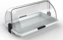 Biesse Broodtrommel - Met Schuifdeksel - Transparant -brooddoos