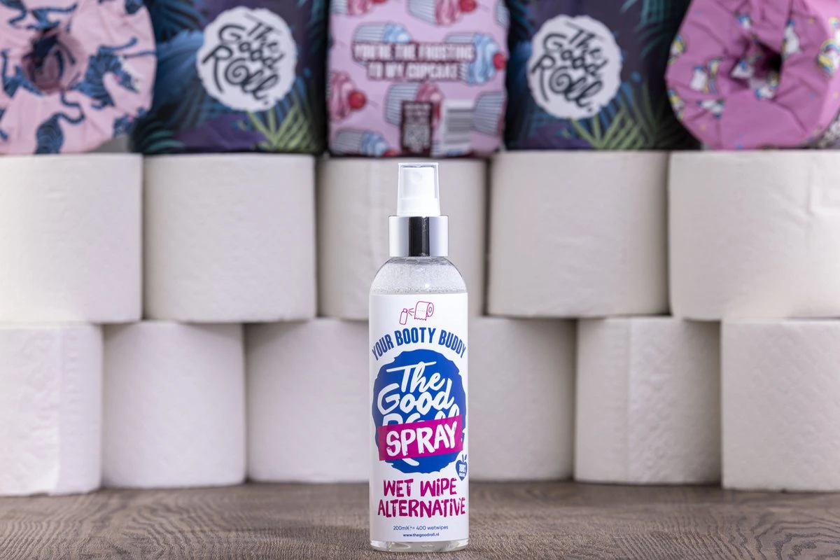 Your Booty Buddy - The Good Roll Toiletpapier Spray 200ml | SPRAY - WIPE - FLUSH 8 Your Booty Buddy - The Good Roll Toiletpapier Spray 200ml | SPRAY - WIPE - FLUSH - Afbeelding 8