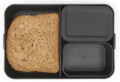 Brabantia Make & Take Bento Lunchbox Incl Bentobox - Large - Kunststof - Dark Grey -Huishoudelijke Benodigdheden Winkel 1200x821