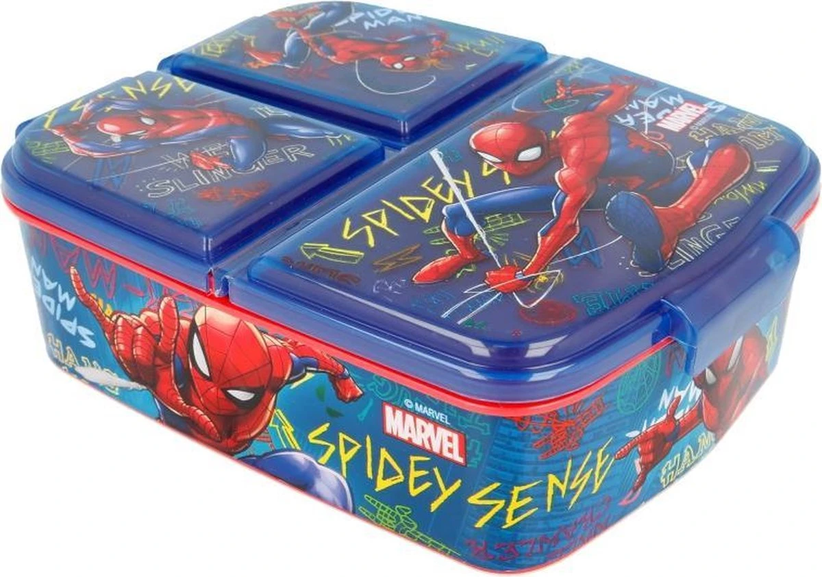 Spiderman Multi Brooddoos / Broodtrommel 2 Spiderman Multi Brooddoos / Broodtrommel - Afbeelding 2
