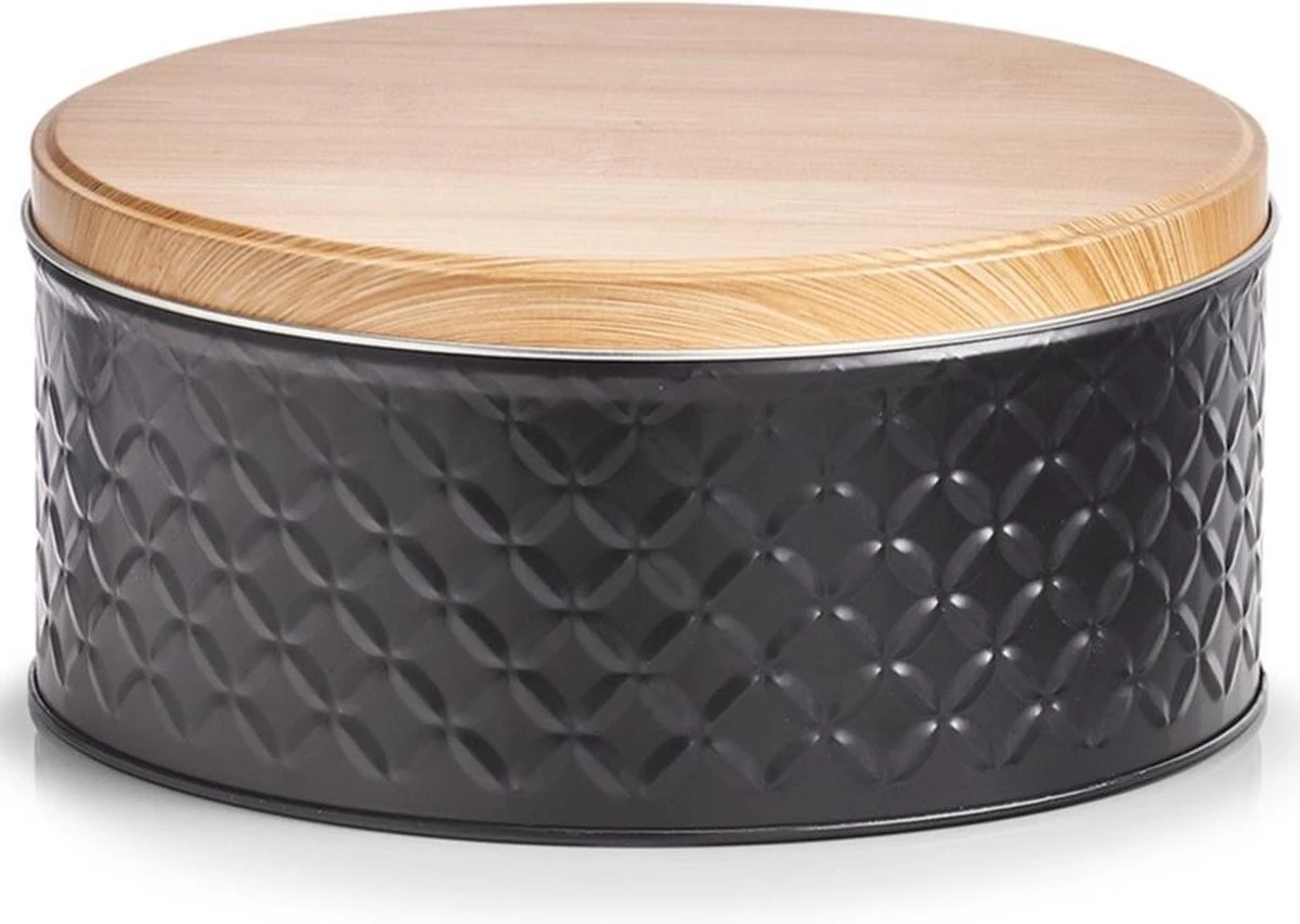 Zeller Bewaar/voorraad Blikken - Zwart - 3,8L - 20 X 9,5 Cm 1 Zeller Bewaar/voorraad Blikken - Zwart - 3,8L - 20 X 9,5 Cm