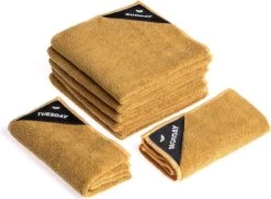 Klud Vaatdoek Set - 7 Dagen - Curry 8 Klud Vaatdoek Set - 7 Dagen - Curry -Huishoudelijke Benodigdheden Winkel 1200x879