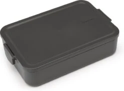 Brabantia Make & Take Bento Lunchbox Incl Bentobox - Large - Kunststof - Dark Grey -Huishoudelijke Benodigdheden Winkel 1200x886