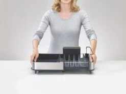 Extend Steel Uitschuifbaar Afdruiprek - Grijs - Joseph Joseph -Huishoudelijke Benodigdheden Winkel 1200x900 21