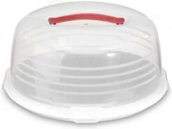 Curver Chef@Home Cakedoos - Wit/transparant -Huishoudelijke Benodigdheden Winkel 1200x904