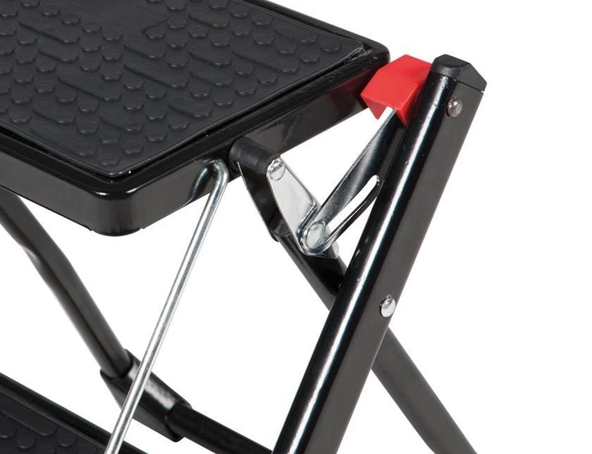 Huishoudtrap Opstapje Handy Zwart 2 Treden 2 Huishoudtrap Opstapje Handy Zwart 2 Treden - Afbeelding 2
