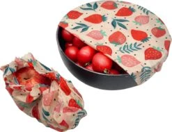 Bijenwas Wraps (Bijenwas Doek) - "rode Aardbei" Set Van 3 - 1S, 1M, 1L - Beeswax Wraps - Herbruikbaar Boterhamzakje - Bee Wrap - Beewax - Bijenwasdoek - Zero Waste - Duurzaam Cadeau 11 Bijenwas Wraps (Bijenwas Doek) - "rode Aardbei" Set Van 3 - 1S, 1M, 1L - Beeswax Wraps - Herbruikbaar Boterhamzakje - Bee Wrap - Beewax - Bijenwasdoek - Zero Waste - Duurzaam Cadeau -Huishoudelijke Benodigdheden Winkel 1200x924